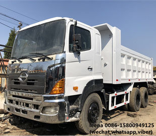 Chine boîte utilisée de décharge de CBM des puissances en chevaux 16 du camion à benne basculante de la série 25-30ton du hino 700 350 faite en 2012 fournisseur