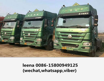 Chine Camion diesel utilisé de tête de remorque de Howo tête de tracteur de 375/10 rouleurs faite en 2015 fournisseur
