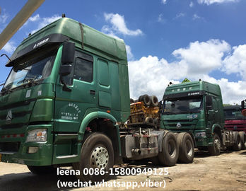 Chine lhd diesel de tête de tracteur de la tête 6x4 de camion de howosino du diesel 375 d'occasion À VENDRE À CHANGHAÏ fournisseur