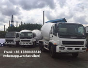 8 camion de mélangeur utilisé par moteur de CBM 10PE1 Isuzu taille de 8375 * 2496 * 3950 millimètres
