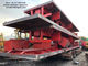 Chine 40ft remorque de conteneur de mer de 3 axes, matériel semi à plat utilisé d&#039;acier de remorques exportateur