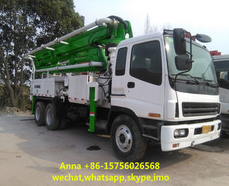 Chine L&#039;euro 3 a utilisé le camion de pompe concrète, opération facile de camion mobile de pompe usine