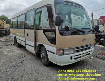 Chine 26 - 30 mini autobus utilisé de caboteur des sièges 2015 transmission manuelle de 6620 * 2240 * 3020 millimètres usine