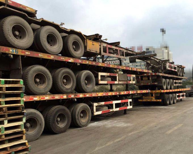 40 tonnes de camion de remorques de suspension mécanique utilisée par charge utile de ressort lame