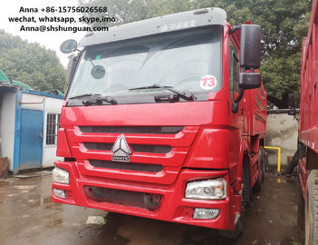 Chine Euro de HOWO 375 3 camions à benne basculante utilisés opération facile de 9000 * 2500 * 3500 millimètres fournisseur